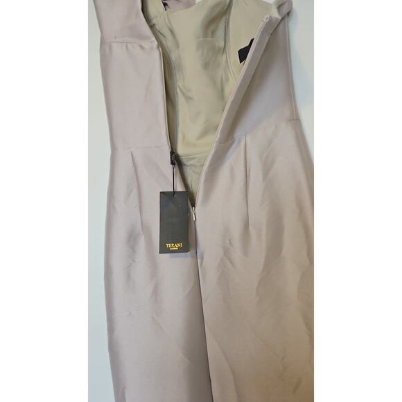 Terani Couture 231E0319 One Sleeve 3D Floral Gown Pink – Size 4 - Picture 5 of 6